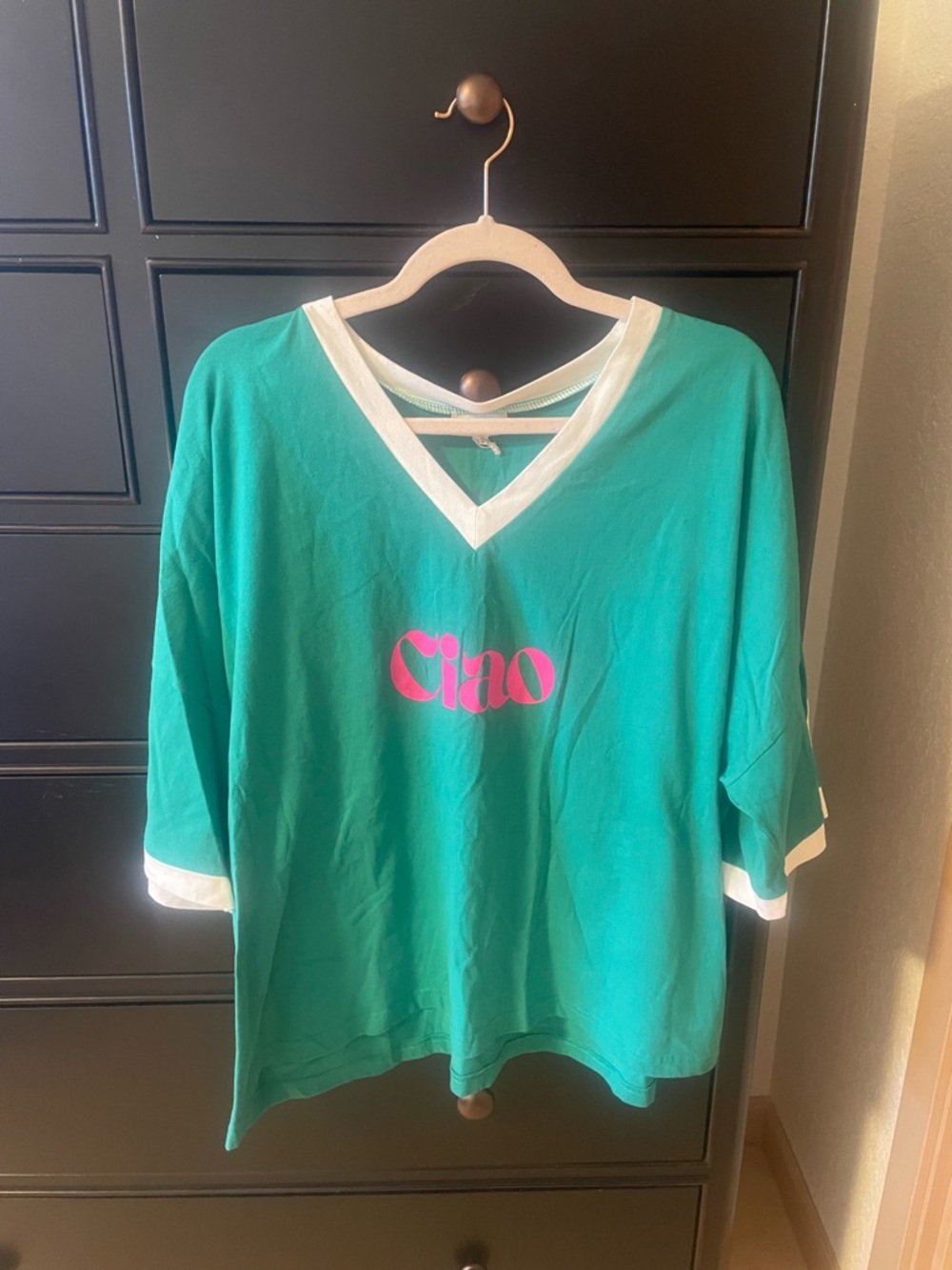 Ciao Ringer Tee Oversized L - Picture 2 of 3
